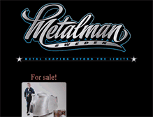 Tablet Screenshot of metalmansweden.com